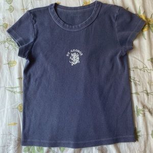 • Blue baby-T St. George Brandy Melville shirt